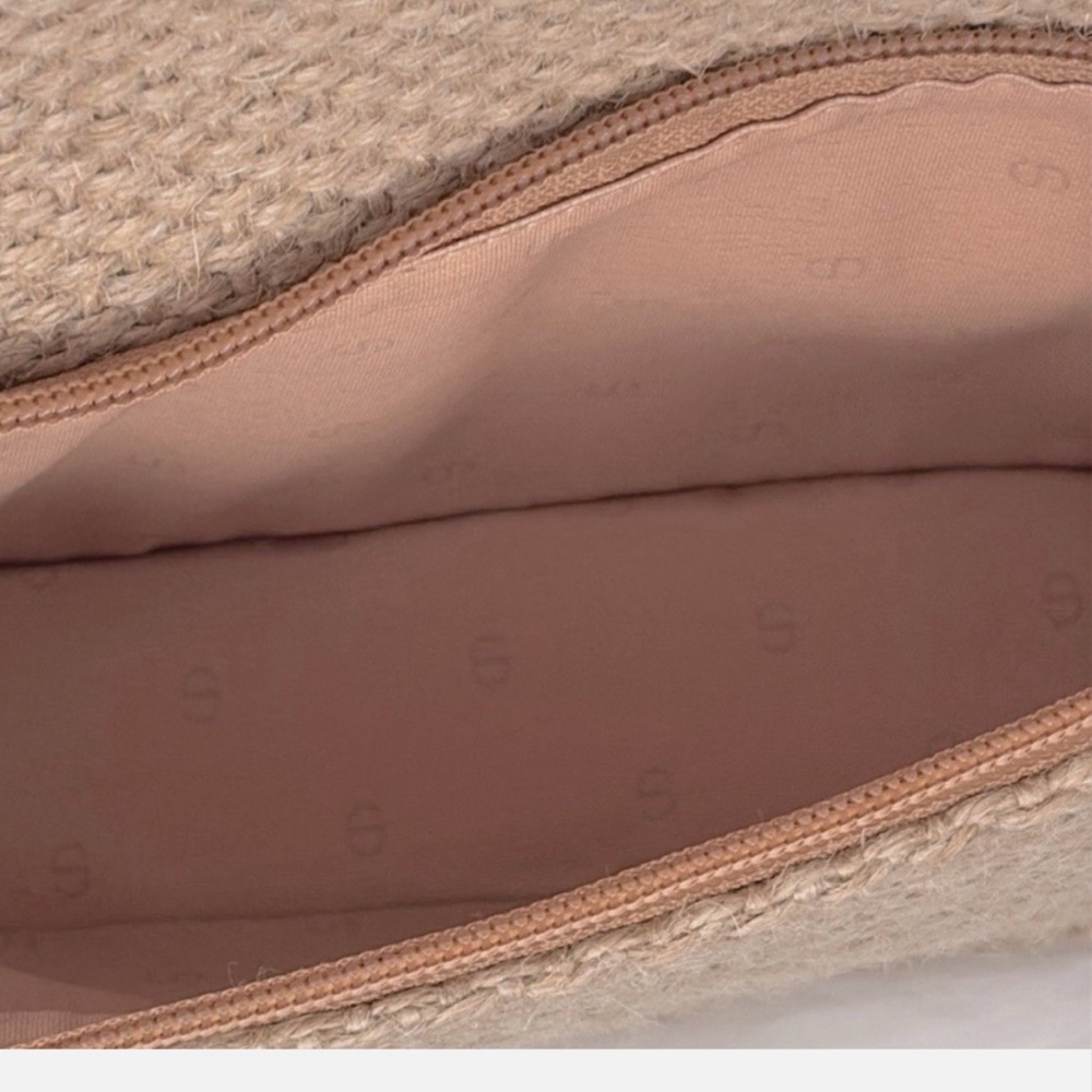 Dior Beauty Raffia Clutch Shoulder Bag with Resin Strap - Picture 10 of 15